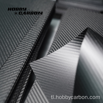 Ang pagputol ng CNC ng buong sheet ng mga anggulo ng carbon fiber